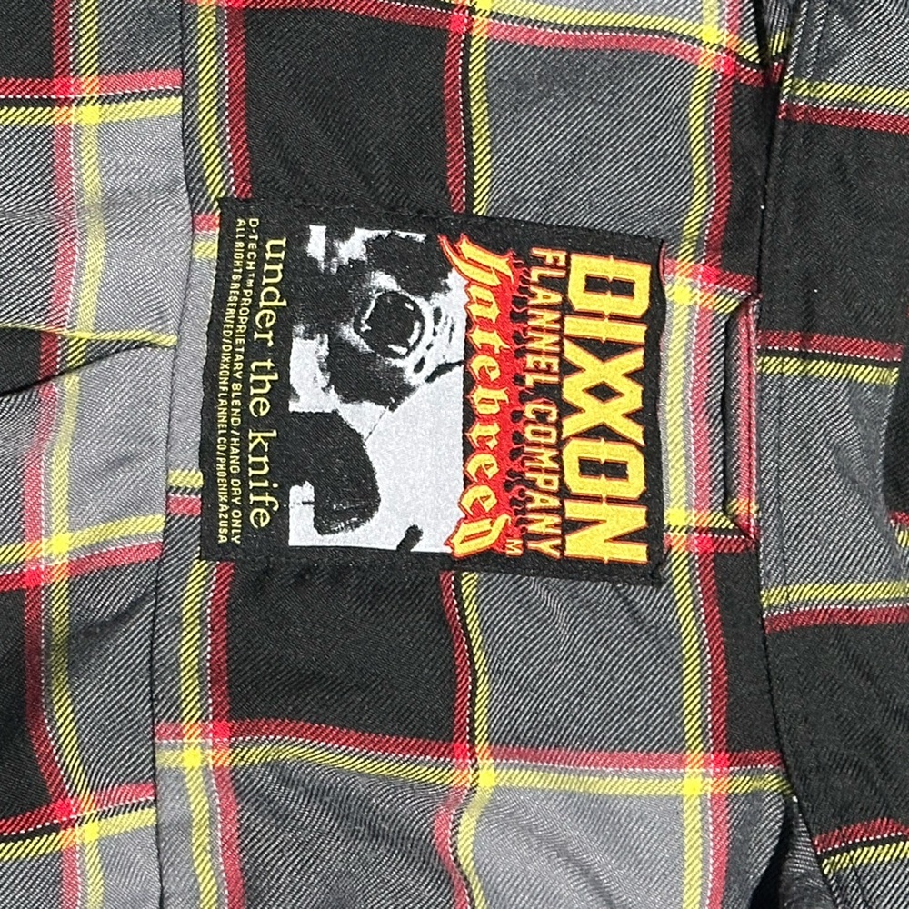 Dixon Flannel Company Plaid Shirt hatebreed